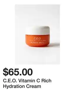 Belk C.E.O. Vitamin C Rich Hydration Cream offer