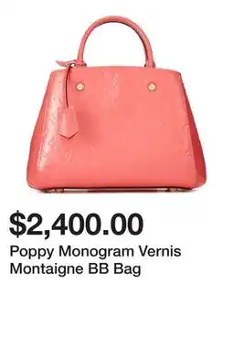Belk Poppy Monogram Vernis Montaigne BB Bag offer