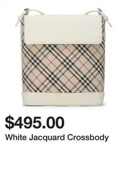 Belk White Jacquard Crossbody offer