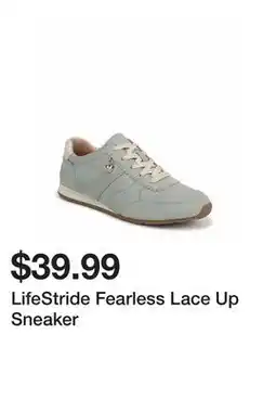 Belk LifeStride Fearless Lace Up Sneaker offer