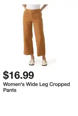 Belk Women's Wide Leg Cropped Pants offer