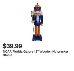 Belk NCAA Florida Gators 12 Wooden Nutcracker Statue offer