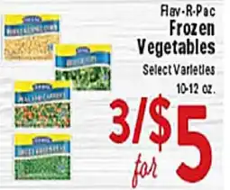 Rio Valley Market Flav-R-Pac Frozen Vegetables offer