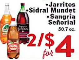 Rio Valley Market Jarritos Sidral Mundet Sangria Señorial offer