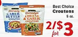Rio Valley Market Best Choice Croutons offer