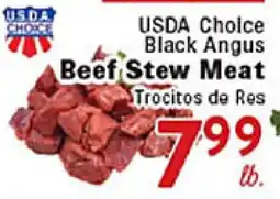 Rio Valley Market USDA Choice Black Angus Beef Stew Meat offer