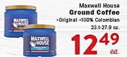Rio Valley Market Maxwell House Ground Coffee offer