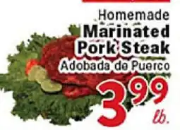 Rio Valley Market Homemade Marinated Pork Steak offer