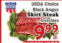 Rio Valley Market USDA Choice Black Angus Skirt Steak offer