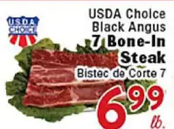 Rio Valley Market USDA Choice Black Angus 7 Bone-In Steak offer