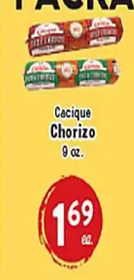 Rio Valley Market Cacique Chorizo offer