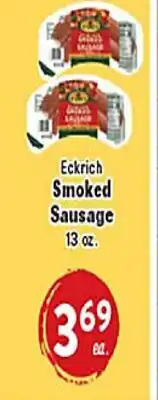 Rio Valley Market Eckrich Smoked Sausage offer