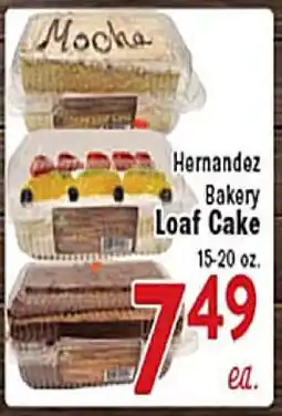 Rio Valley Market Hernandez Bakery Loaf Cake offer