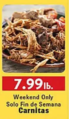 Rio Valley Market Carnitas offer