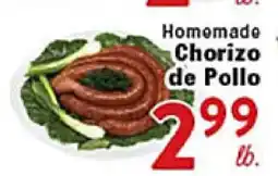 Rio Valley Market Homemade Chorizo de Pollo offer