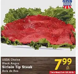 Rio Valley Market USDA Choice Black Angus Sirloin Tip Steak offer