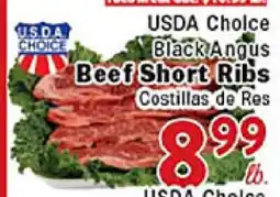 Rio Valley Market USDA Choice Black Angus Beef Short Ribs offer