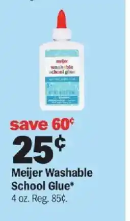 Meijer Meijer Washable School Glue offer
