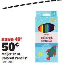 Meijer Meijer 12 Ct. Colored Pencils offer
