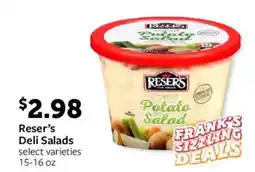 Fareway Reser's Deli Salads offer