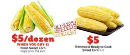 Fareway Frank's sizzling deals fresh sweet corn offer