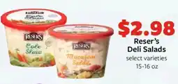 Fareway Reser's Deli Salads offer