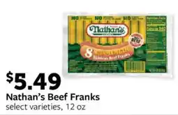 Fareway Nathan's Beef Franks offer