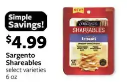 Fareway Sargento Shareables offer