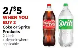 Fareway Coke or Sprite Products offer