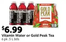 Fareway Vitamin Water or Gold Peak Tea offer