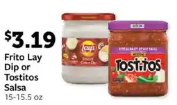 Fareway Frito Lay Dip or Tostitos Salsa offer