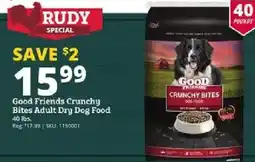 Rural King Good Friends Crunchy Bites Adult Dry Dog Food offer