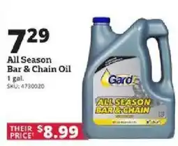 Rural King Gard all season bar & chain oil offer