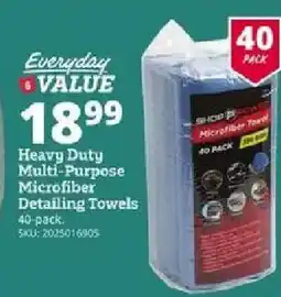 Rural King Heavy Duty Multi-Purpose Microfiber Detailing Towels offer