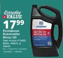 Rural King Providence Automotive Motor Oil offer