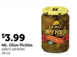 Fareway Mt. Olive Pickles offer