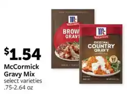 Fareway McCormick Gravy Mix offer
