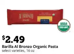 Fareway Barilla Al Bronzo Organic Pasta offer
