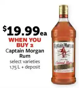 Fareway Captain Morgan Rum offer
