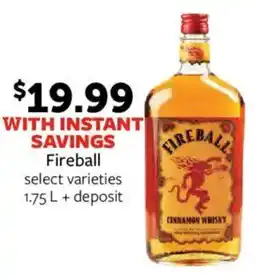 Fareway Fireball cinnamon whisky offer