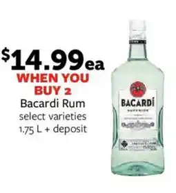 Fareway Bacardi Rum offer