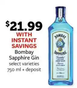 Fareway Bombay Sapphire Gin offer