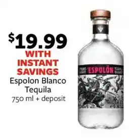 Fareway Espolon Blanco Tequila offer