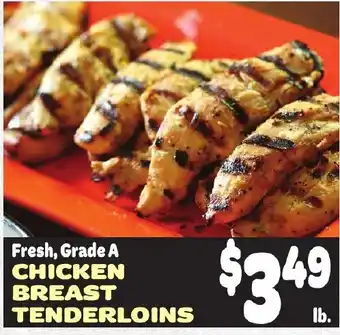 Fresh, Grade A Chicken Breast Tenderloins