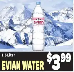 Gristedes Evian water offer