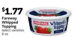 Fareway Fareway Whipped Topping offer