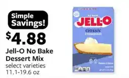 Fareway Jell-O No Bake Dessert Mix offer