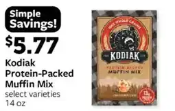Fareway Kodiak protein-packed muffin mix offer