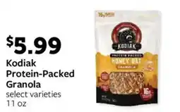 Fareway Kodiak Protein-Packed Granola offer