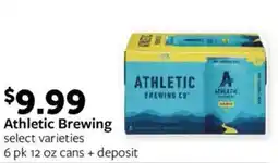 Fareway Athletic Brewing select varieties offer